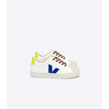 Veja ESPLAR LACES CHROMEFREE Sko Barn White/Blue | NO 733ILH